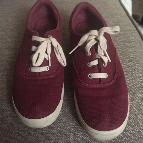 Grasshoppers Burgundy tennis shoe sneakers - Picture 4 of 7